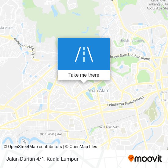 Peta Jalan Durian 4/1