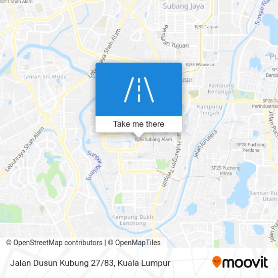 Jalan Dusun Kubung 27/83 map