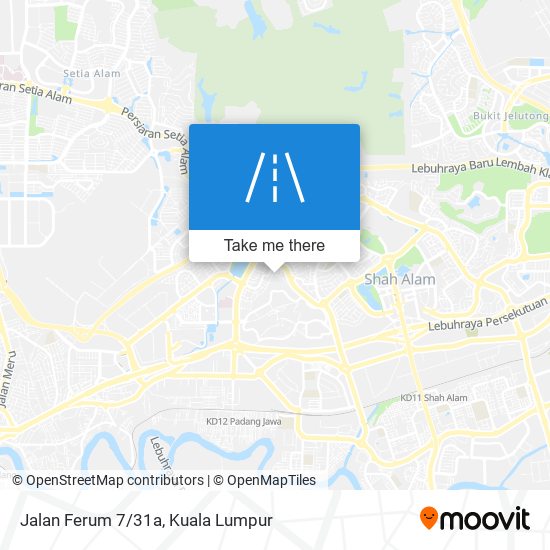 Jalan Ferum 7/31a map