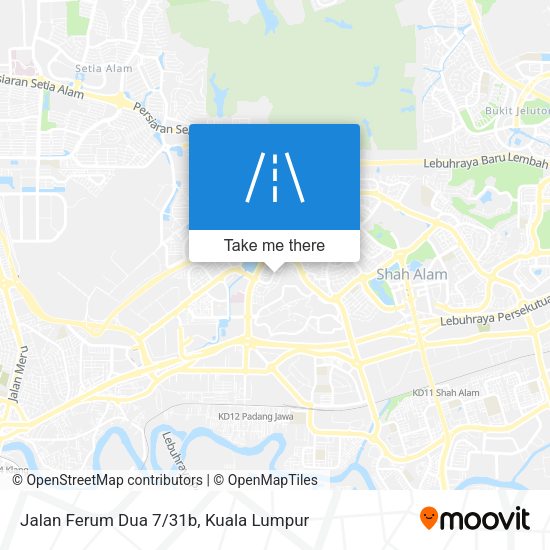 Jalan Ferum Dua 7/31b map