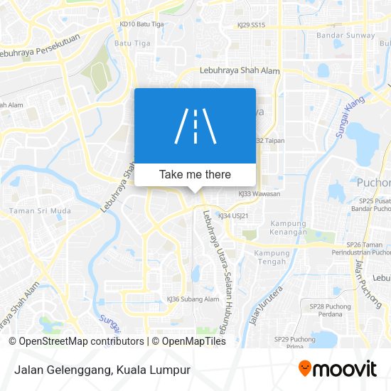 Peta Jalan Gelenggang