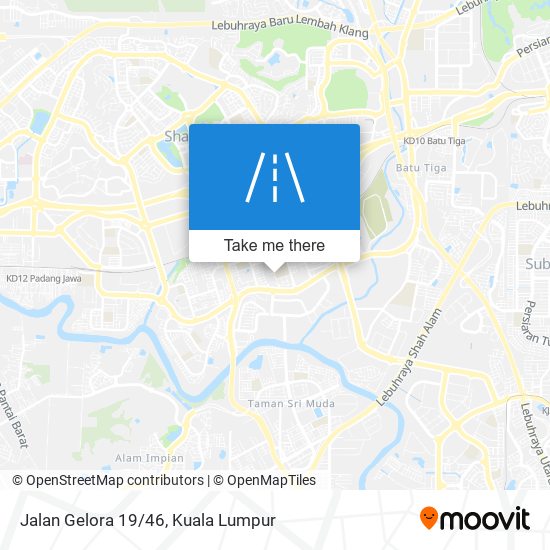 Jalan Gelora 19/46 map