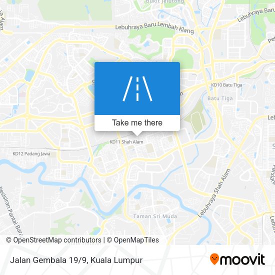 Jalan Gembala 19/9 map