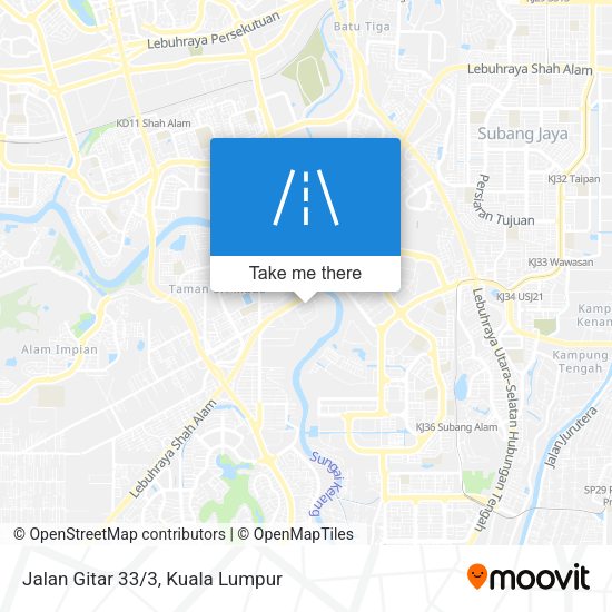 Peta Jalan Gitar 33/3