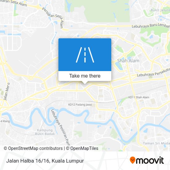 Jalan Halba 16/16 map