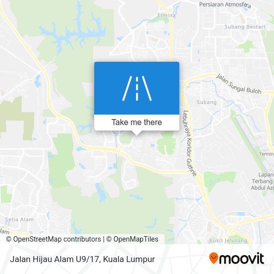 Jalan Hijau Alam U9/17 map