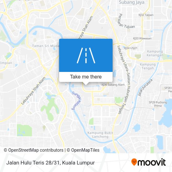 Jalan Hulu Teris 28/31 map
