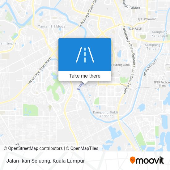 Peta Jalan Ikan Seluang