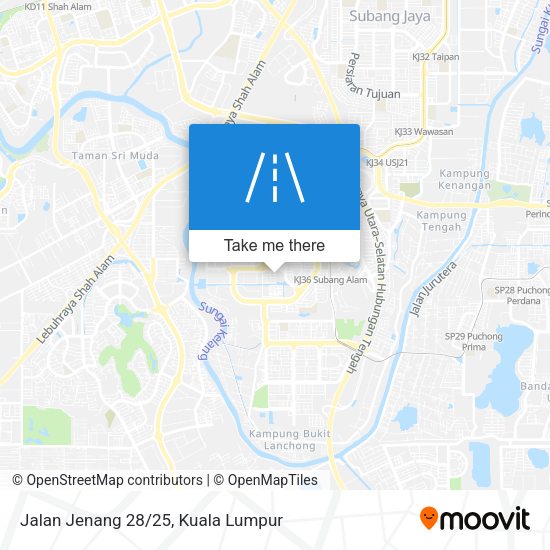 Jalan Jenang 28/25 map