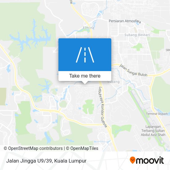 Peta Jalan Jingga U9/39
