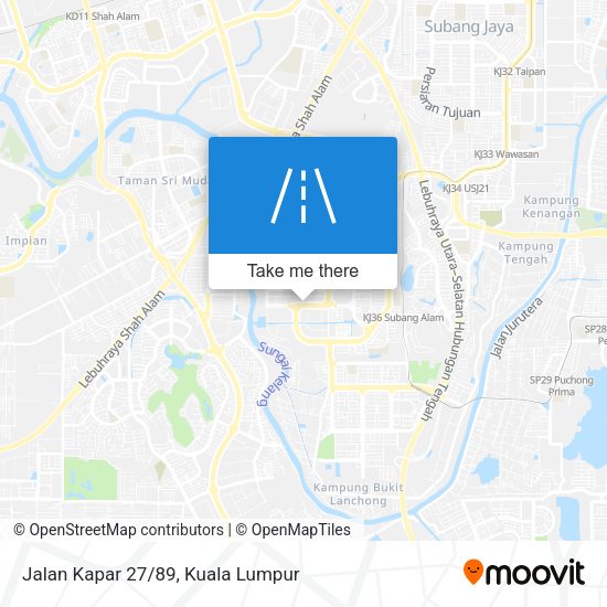 Jalan Kapar 27/89 map