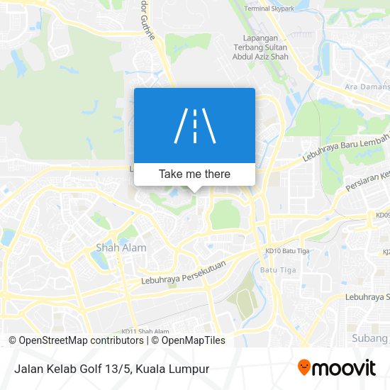 Jalan Kelab Golf 13/5 map