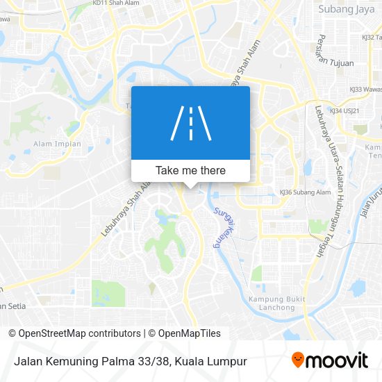 Jalan Kemuning Palma 33/38 map
