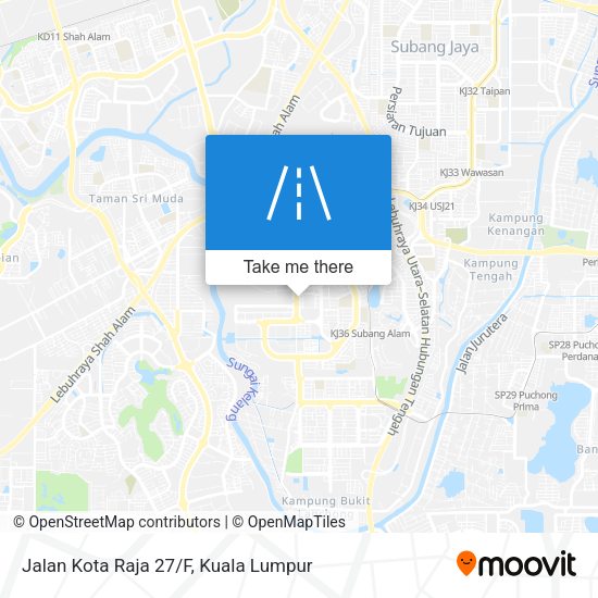 Peta Jalan Kota Raja 27/F