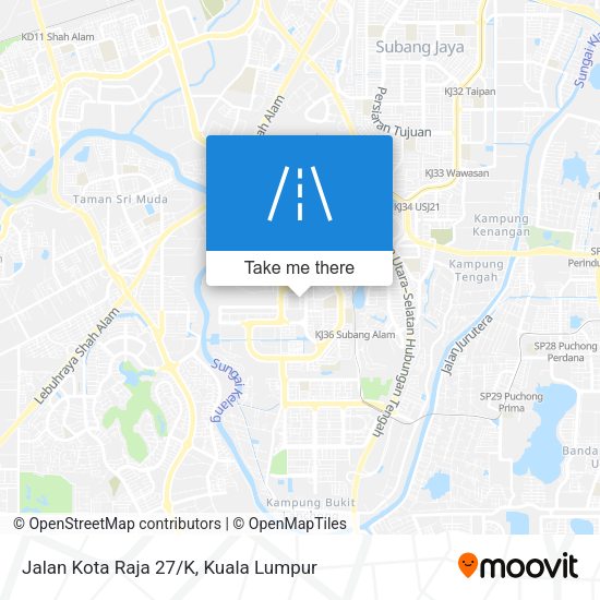 Peta Jalan Kota Raja 27/K