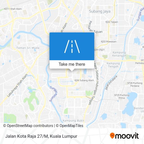 Jalan Kota Raja 27/M map