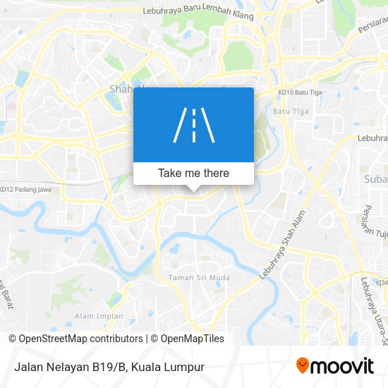 Peta Jalan Nelayan B19/B