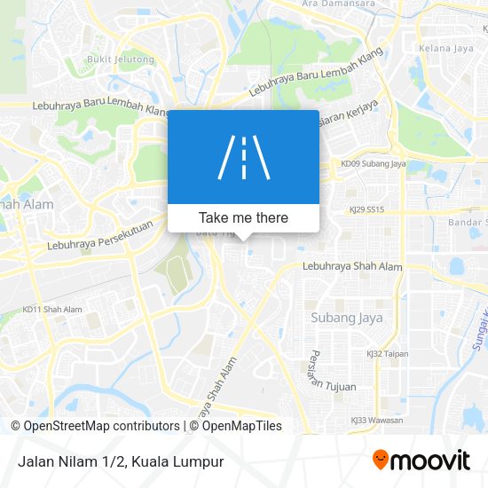 Peta Jalan Nilam 1/2