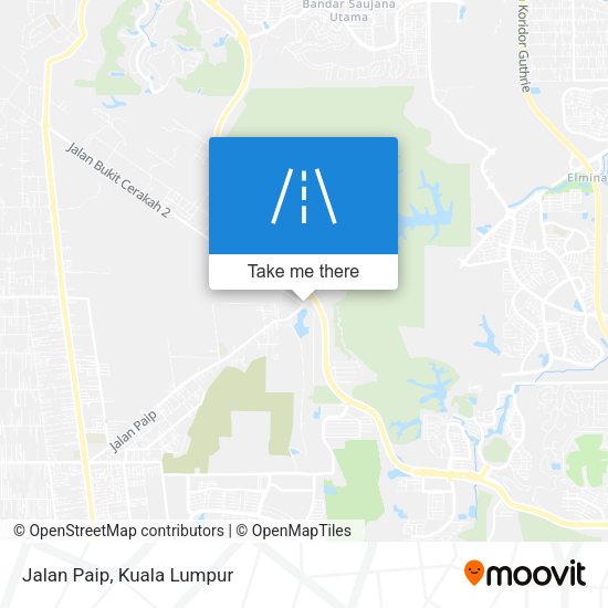 Jalan Paip map