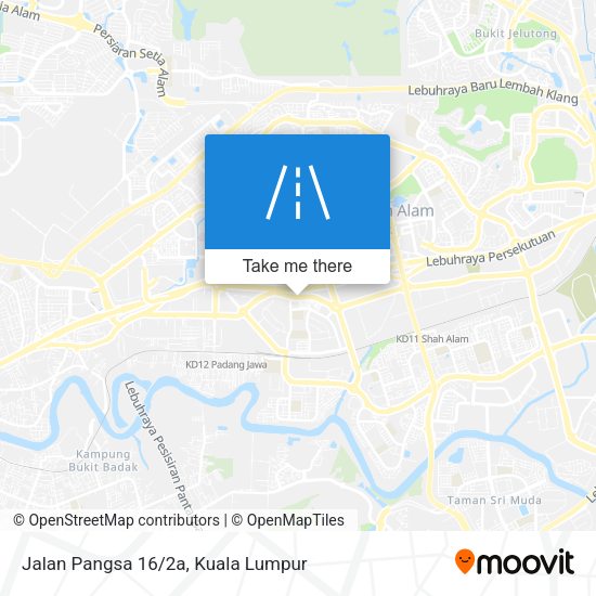 Jalan Pangsa 16/2a map