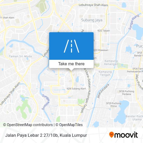 Jalan Paya Lebar 2 27/10b map