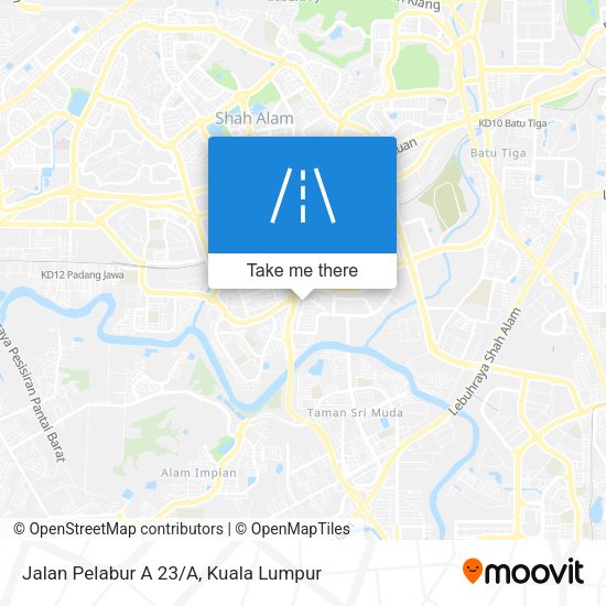 Jalan Pelabur A 23/A map