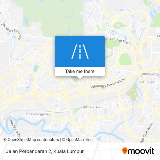 Jalan Perbandaran 2 map
