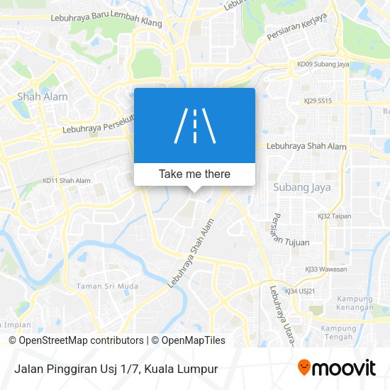 Peta Jalan Pinggiran Usj 1/7