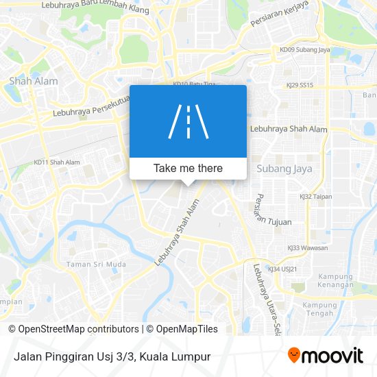 Peta Jalan Pinggiran Usj 3/3