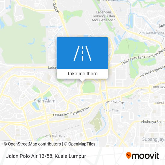 Peta Jalan Polo Air 13/58