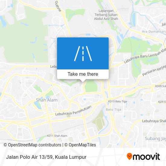 Peta Jalan Polo Air 13/59