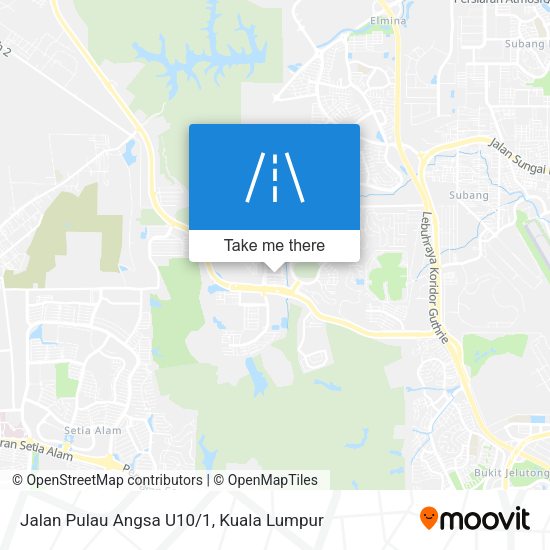 Jalan Pulau Angsa U10/1 map
