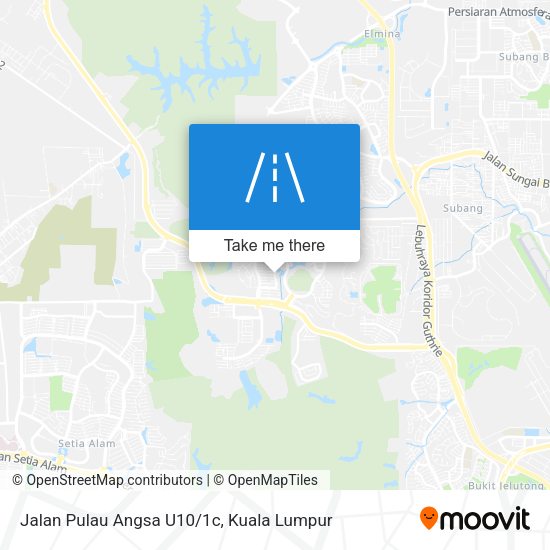 Jalan Pulau Angsa U10/1c map