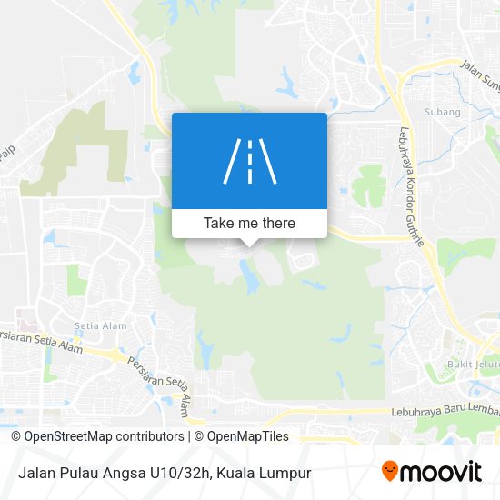 Jalan Pulau Angsa U10/32h map