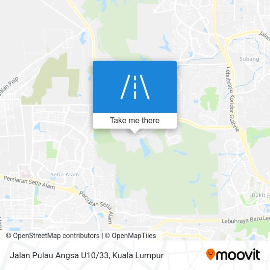 Jalan Pulau Angsa U10/33 map