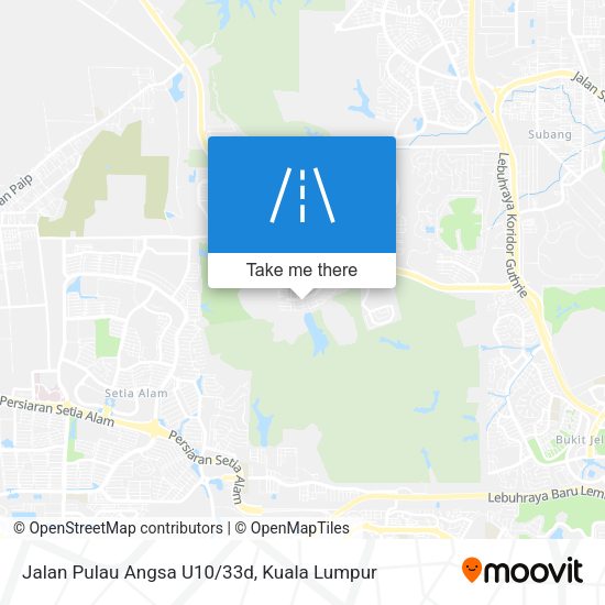 Jalan Pulau Angsa U10/33d map
