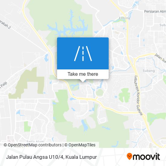 Jalan Pulau Angsa U10/4 map