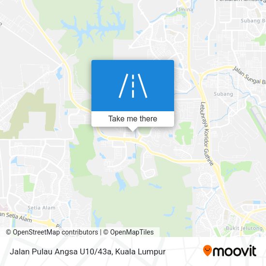 Jalan Pulau Angsa U10/43a map