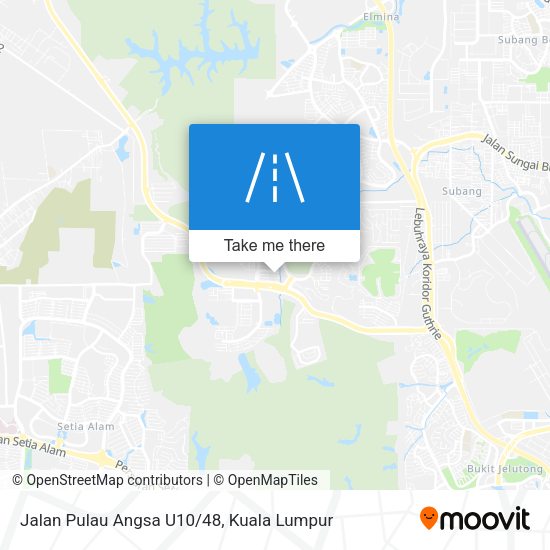 Jalan Pulau Angsa U10/48 map