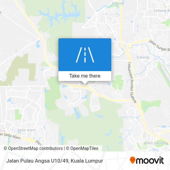 Jalan Pulau Angsa U10/49 map