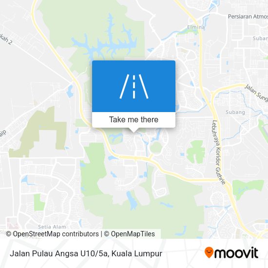 Jalan Pulau Angsa U10/5a map