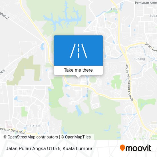 Jalan Pulau Angsa U10/6 map
