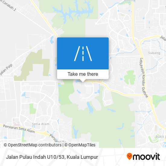 Jalan Pulau Indah U10/53 map