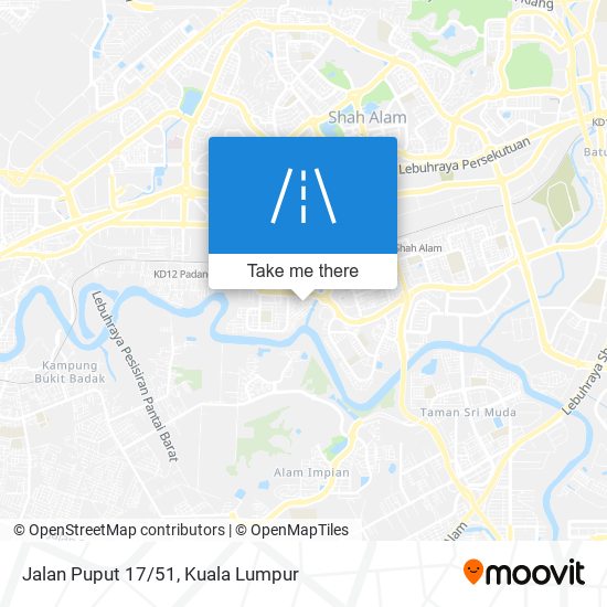 Jalan Puput 17/51 map