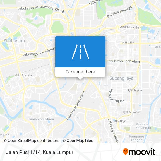 Peta Jalan Pusj 1/14