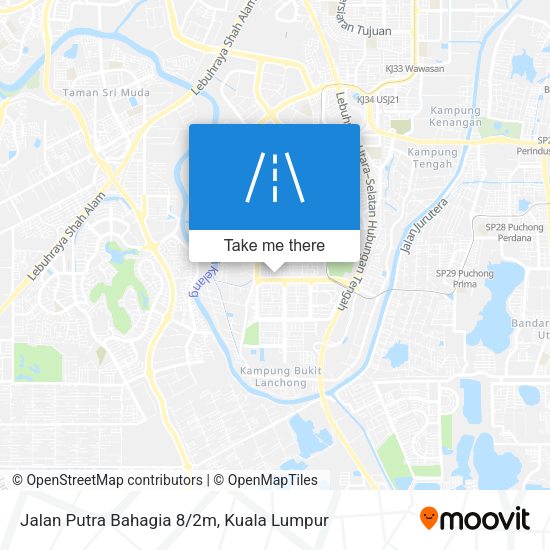 Peta Jalan Putra Bahagia 8/2m