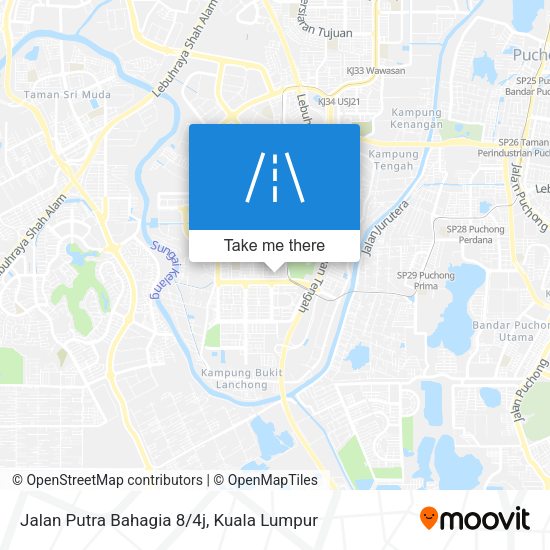 Peta Jalan Putra Bahagia 8/4j