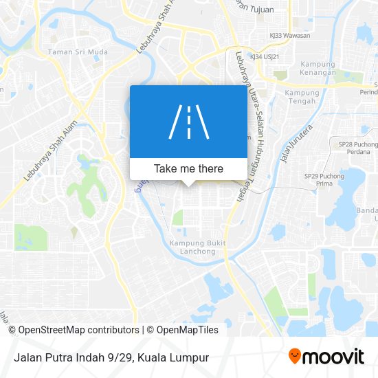 Jalan Putra Indah 9/29 map