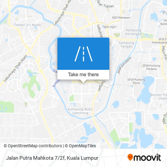 Jalan Putra Mahkota 7/2f map