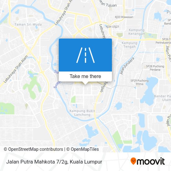 Peta Jalan Putra Mahkota 7/2g